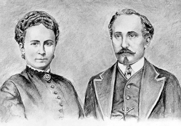 Adam and Sophie Opel 1868