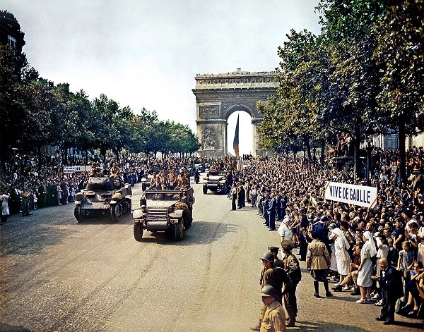 Liberation of Paris in August 1944