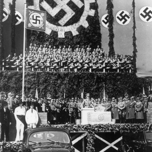 Hitler's speech at the opening of the Volkswagen plant