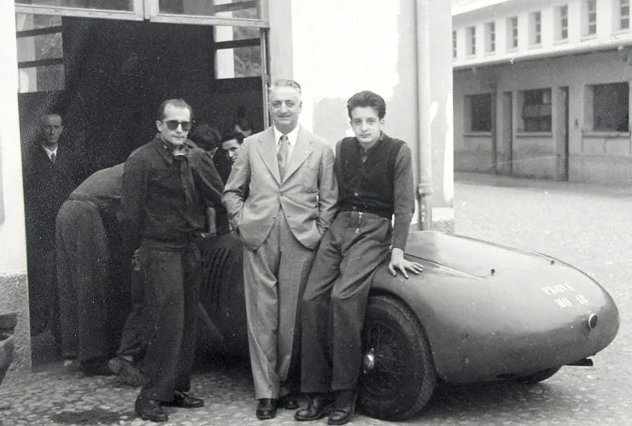 Enzo and Dino Ferrari 1947
