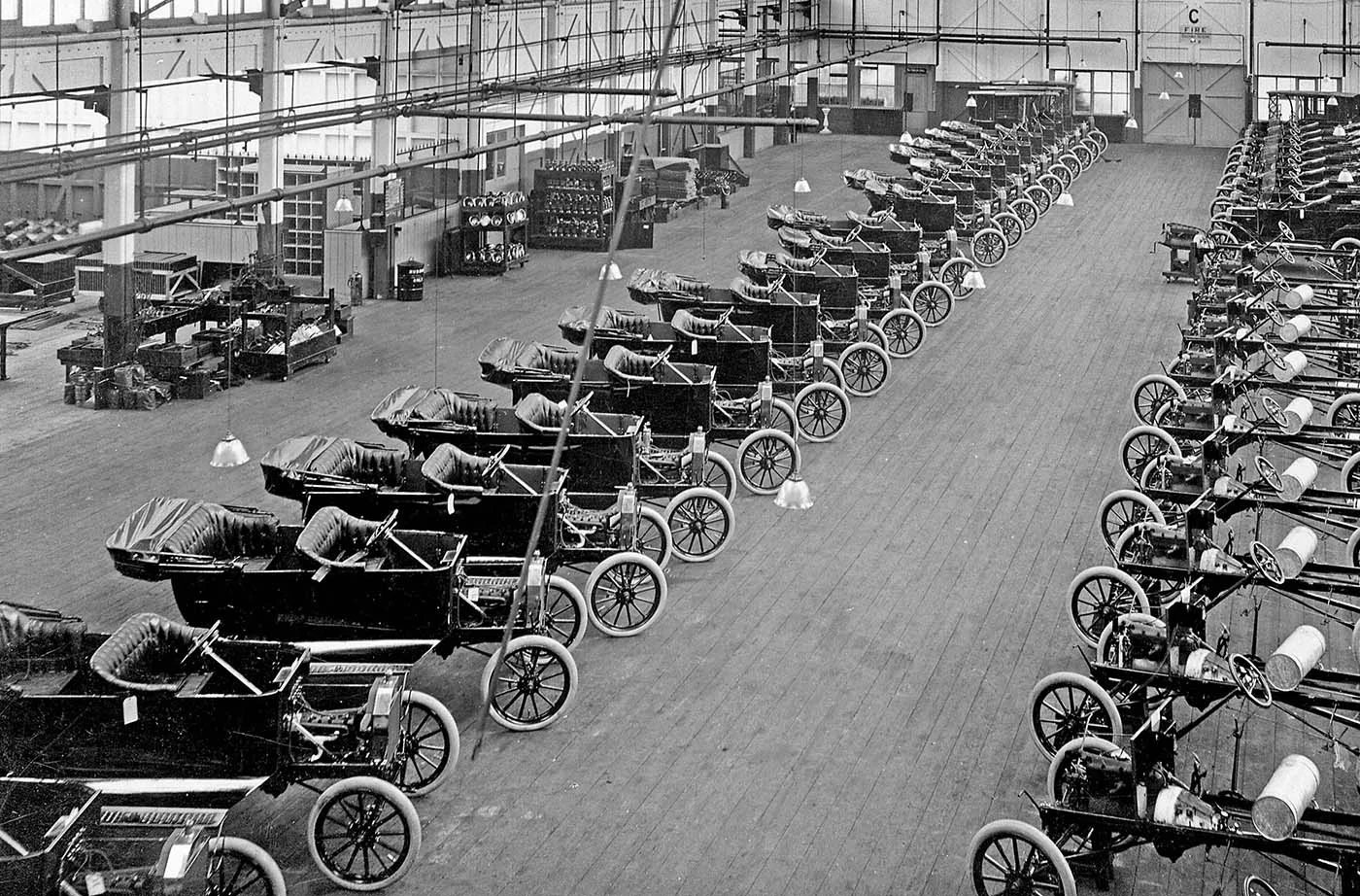 Ford mass-production assembly lines